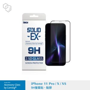 (全新)iPhone11Pro 5.8吋 (2019)「神極3D款」點膠3D 美觀版 2.5D滿版玻璃貼(黑邊) 美商康寧公司授權 (AG2bC)