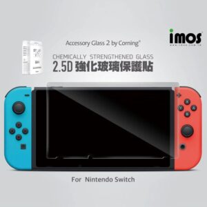 (全新)任天堂 Nintendo Switch 2.5D 強化玻璃保護貼 美商康寧公司授權(AG2BC)