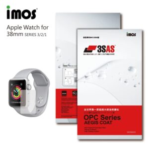 (全新)Apple Watch for 38mm SERIES 3/2 3SAS 疏油疏水 螢幕保護貼-兩入組 (塑膠製品)