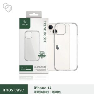 (全新)iPhone14 6.1" Ｍ系列 軍規認證雙料防震保護殼-透明