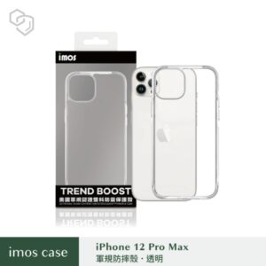 (全新)iPhone12 Pro Max 6.7" Ｍ系列 美國軍規認證雙料防震保護殼-透明